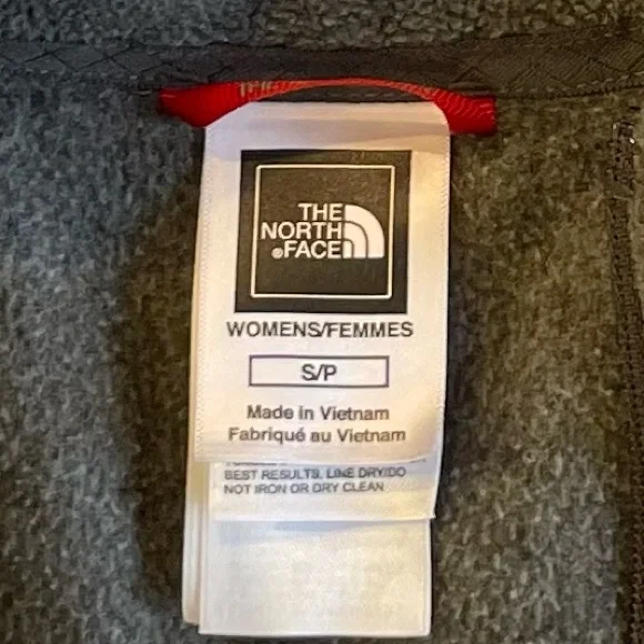 The North Face 1/4 Zip Gray Pullover Women’s Size Small - Picture 3 of 7